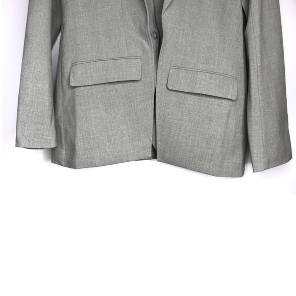 Who What Wear NWT Audrey Layered Blazer Stone Green XS - Picture 4 of 11